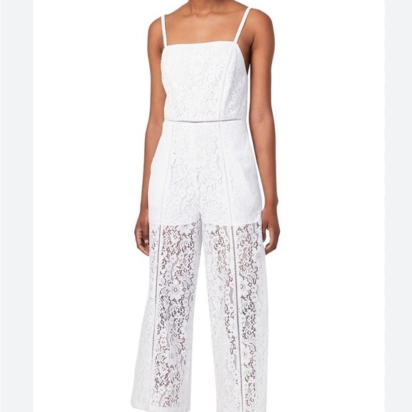 French Connection Ivory Lace Romper - Picture 3 of 7